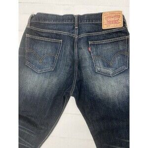 Levi's Men's 505 Size 36x30 Original Straight Fit Jeans Dark Wash